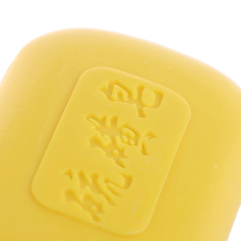 Sulphur Soap for Men and Women To Remove Oil Clean Face Wash Hands Wash Back Bath Soap Soap Sulfur Soap Borte Sea Salt