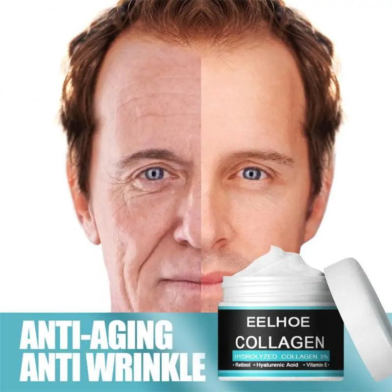 EELHOE Men Face Cream Anti Aging Remove Wrinkle Firming Lifting Whitening Cream Brightening Moisturizing Facial Skin Care Creams