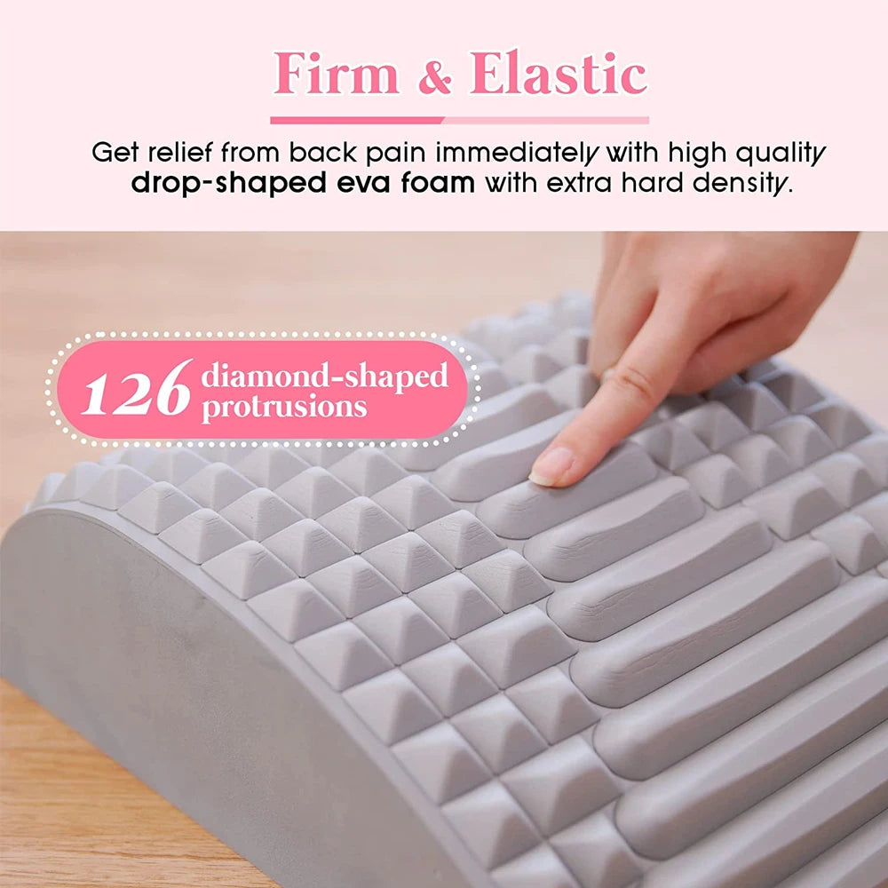Back Stretcher Pillow For Back Pain Relief,Lumbar Support,Herniated Disc,Sciatica Pain Relief,Posture Corrector,Spinal Stenosis