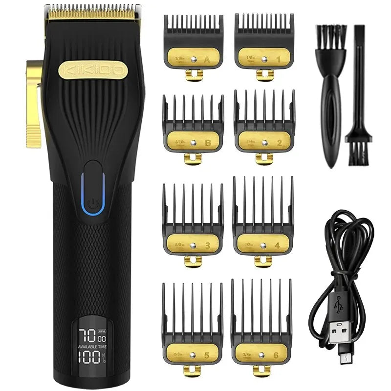 KIKIDO KK-2577D Hair Clippers, Beard Trimmer, Home Haircut Kit, Cordless Barber Grooming Sets,Trimmer for Men with Beard Trimmer