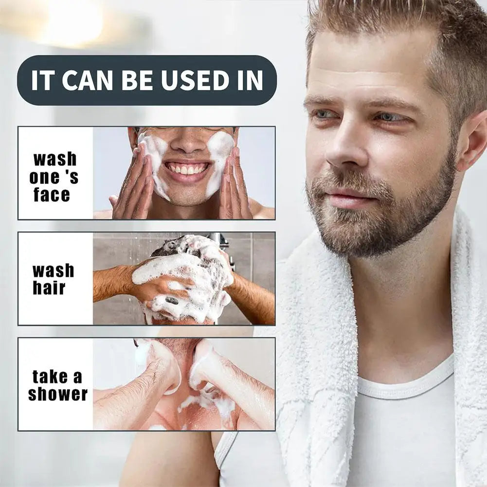 Mens Essence Cologne Soap Cologne Fragrance Handmade Soa Control Oil Bath Blackhead Soap Body Remove Anti Gentle Refreshing L3F6