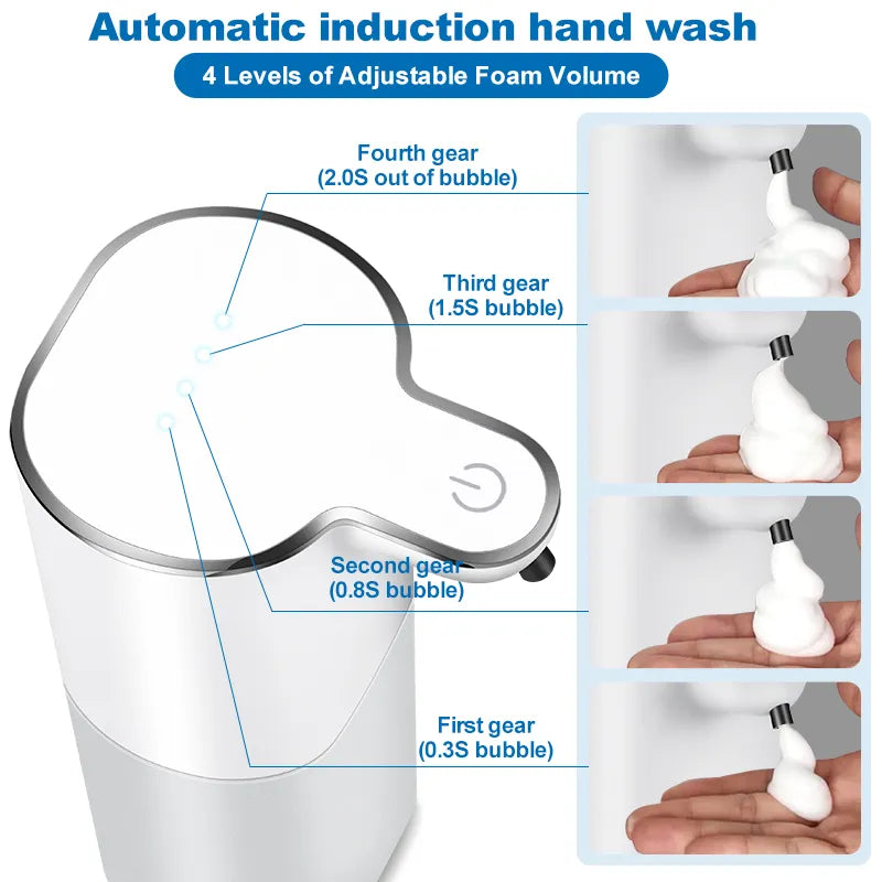 Automatic Sensor Soap Dispenser Touchless Infrared Sensor Usb Charging Foam Liquid Soap Dispenser Hand Sanitizer For Bathroom