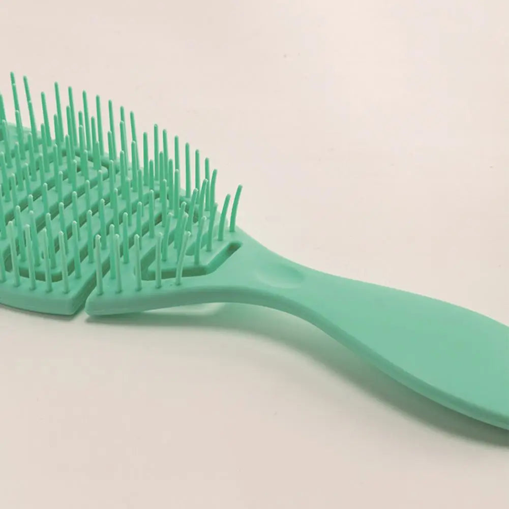 Eco-friendly Paddle Hairbrush Portable Massage Comb Long Handle Prevent Hair Loss Detangling Grooming Hairbrush Comb for Women