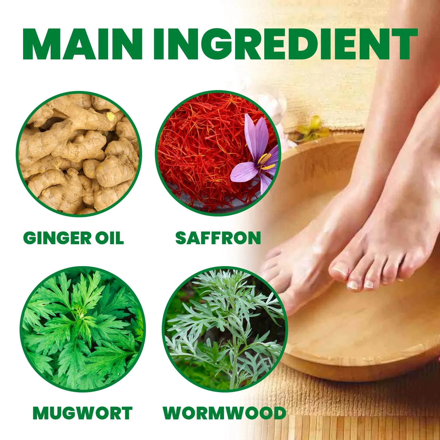 Warm Kidney Foot Bath Kit Dehumidification Detox Relieve Fatigue Guben-dispelling Cold Natural Herbal Foot Spa Package