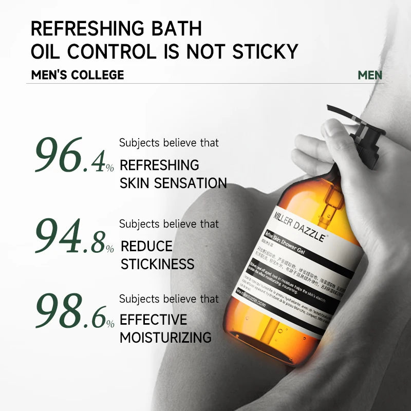 Men's Cologne Body Wash recommended Perfume Fragrance Lasting Fragrance Body Wash Refreshing Oil Removing Body wash