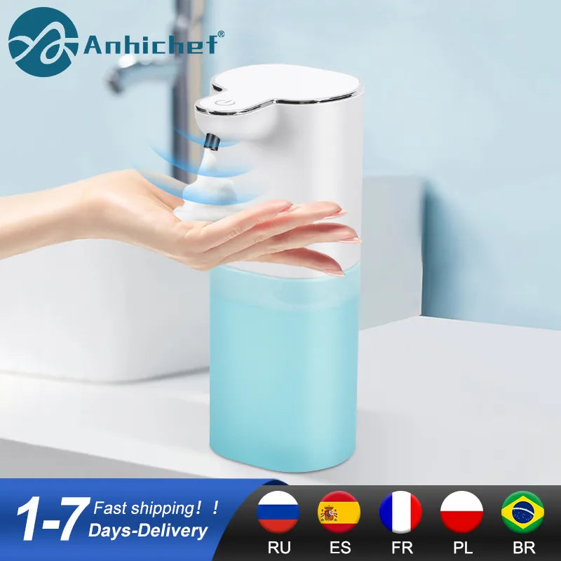 Automatic Sensor Soap Dispenser Touchless Infrared Sensor Usb Charging Foam Liquid Soap Dispenser Hand Sanitizer For Bathroom