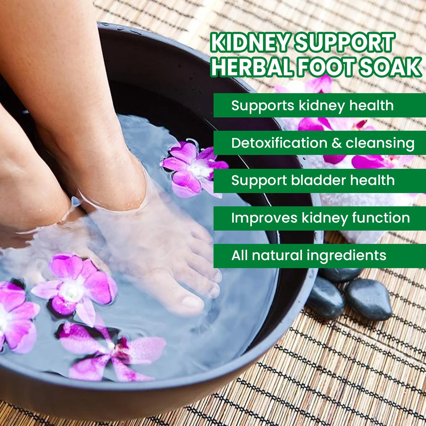 Warm Kidney Foot Bath Kit Dehumidification Detox Relieve Fatigue Guben-dispelling Cold Natural Herbal Foot Spa Package
