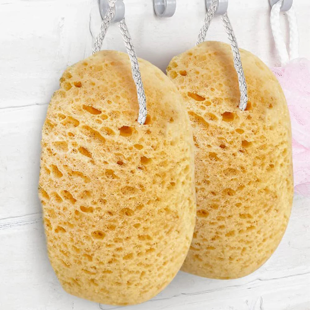 2 Pcs Bath Scrubbers Exfoliating Body Sponge Tool Baby Tub Towel Polyurethane Sponges for Shower Women Man Men's Wash