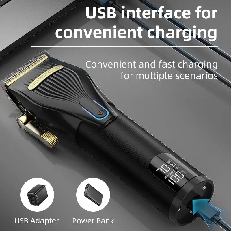 KIKIDO KK-2577D Hair Clippers, Beard Trimmer, Home Haircut Kit, Cordless Barber Grooming Sets,Trimmer for Men with Beard Trimmer