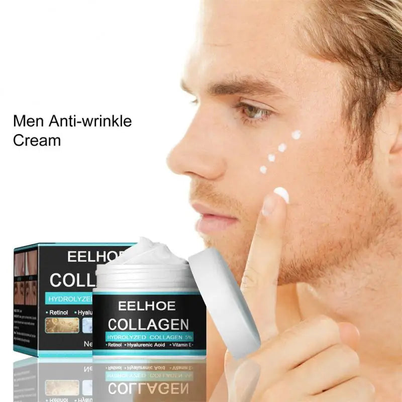 EELHOE Men Face Cream Anti Aging Remove Wrinkle Firming Lifting Whitening Cream Brightening Moisturizing Facial Skin Care Creams