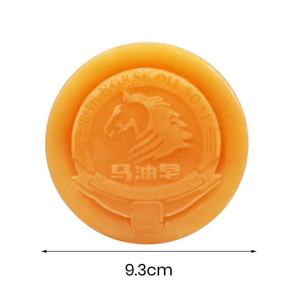 80G Horse Oil Soap Remove Acarus Oil Control Water Replenishing Face Hands Body Washing Great Cleaning Skin Care Soap Gift