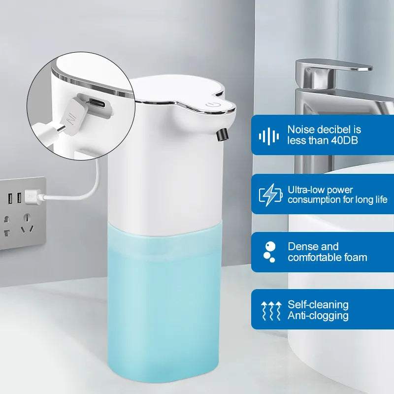 Automatic Sensor Soap Dispenser Touchless Infrared Sensor Usb Charging Foam Liquid Soap Dispenser Hand Sanitizer For Bathroom